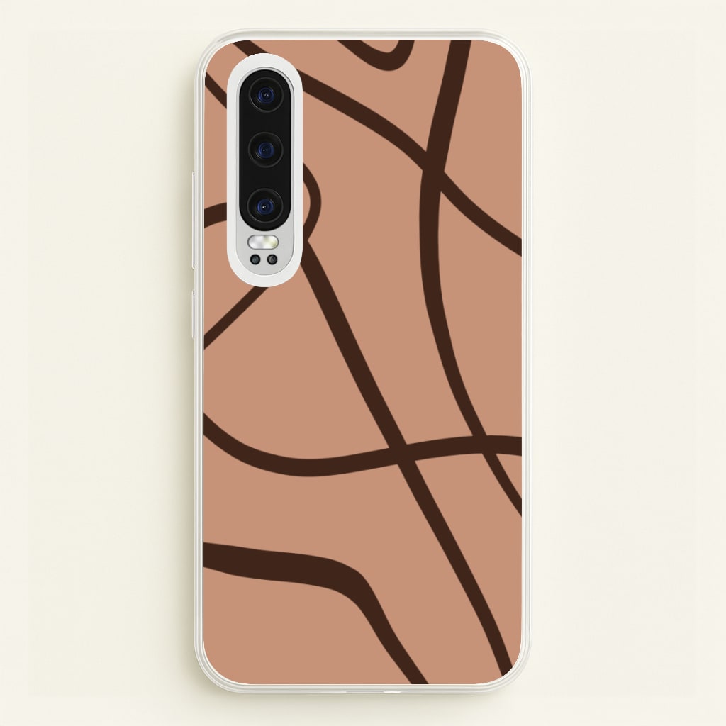 Lined Abstract Nude - Nudes Phone Case for Huawei P30