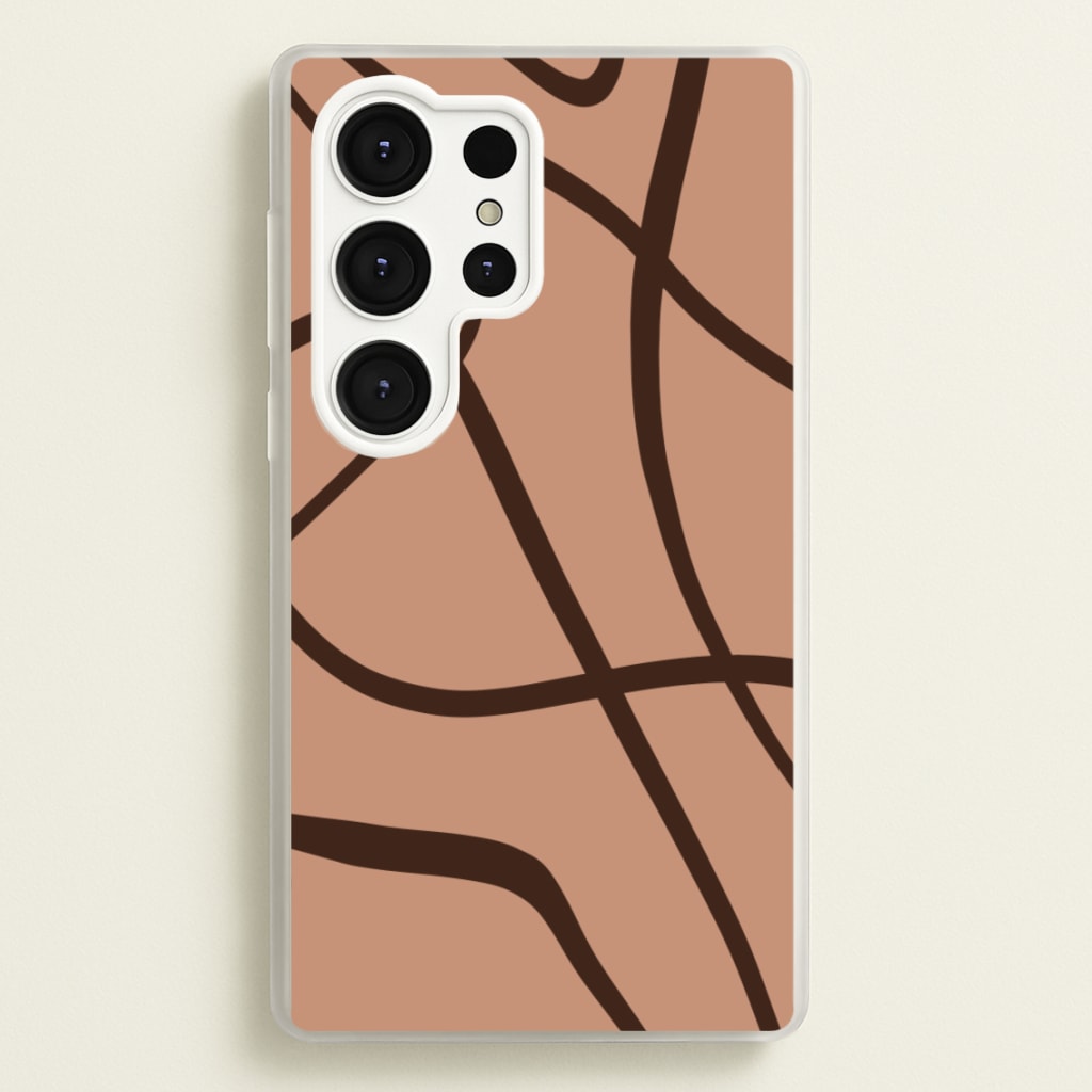Lined Abstract Nude - Nudes Phone Case for Galaxy S25 Ultra