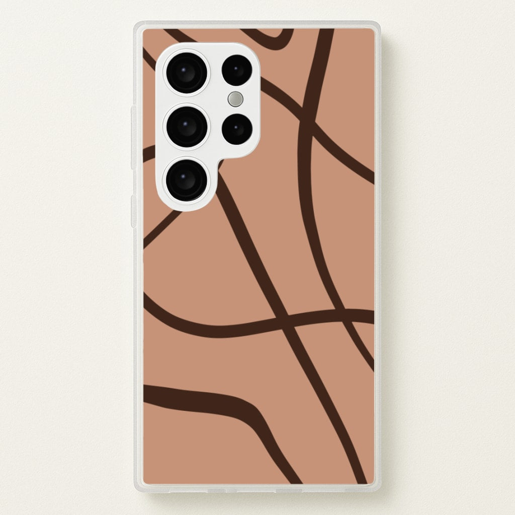 Lined Abstract Nude - Nudes Phone Case for Galaxy S24 Ultra