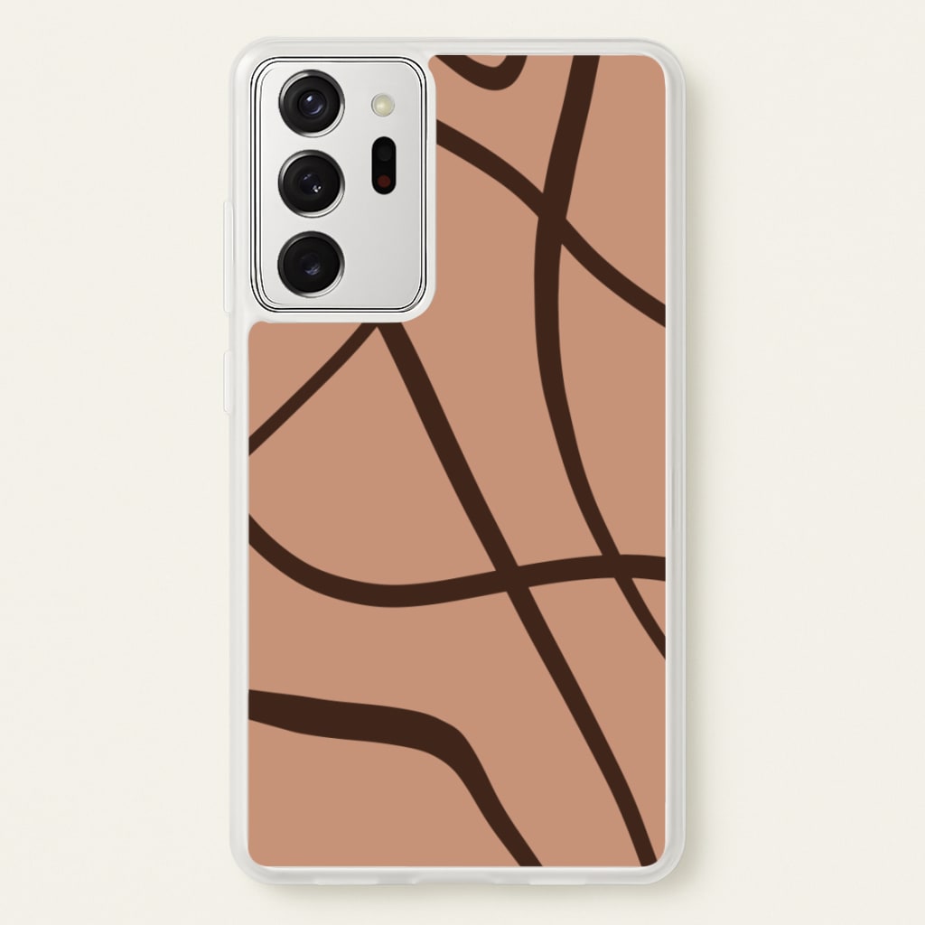 Lined Abstract Nude - Nudes Phone Case for Galaxy Note 20 Ultra