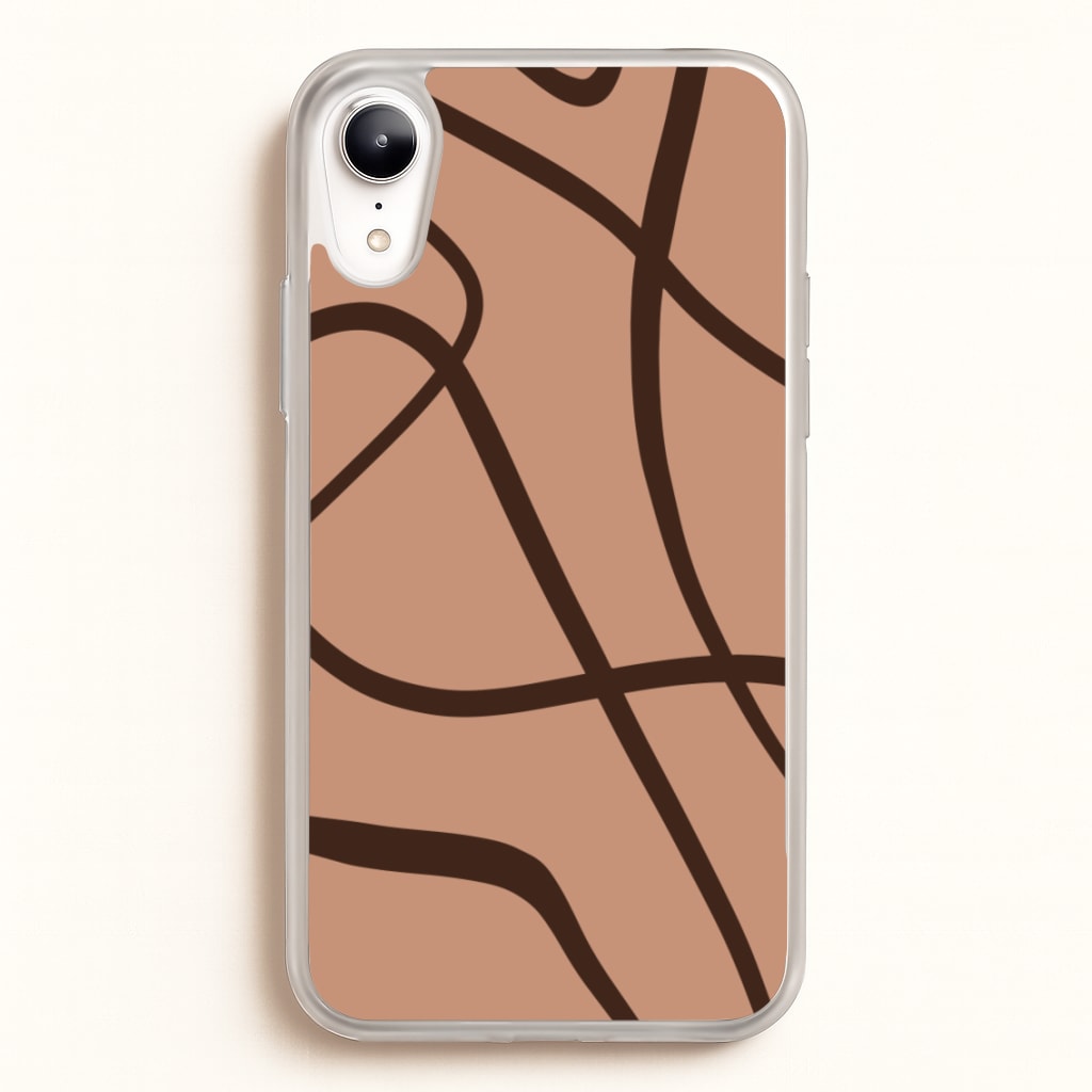 Lined Abstract Nude - Nudes Phone Case for iPhone XR