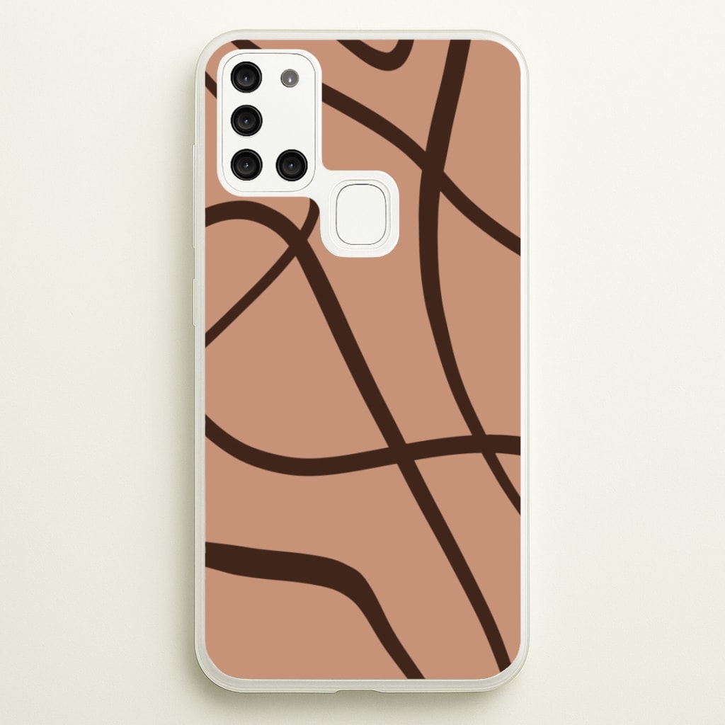 Lined Abstract Nude - Nudes Phone Case for Galaxy A21s