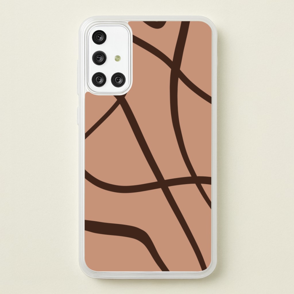 Lined Abstract Nude - Nudes Phone Case for Galaxy A71