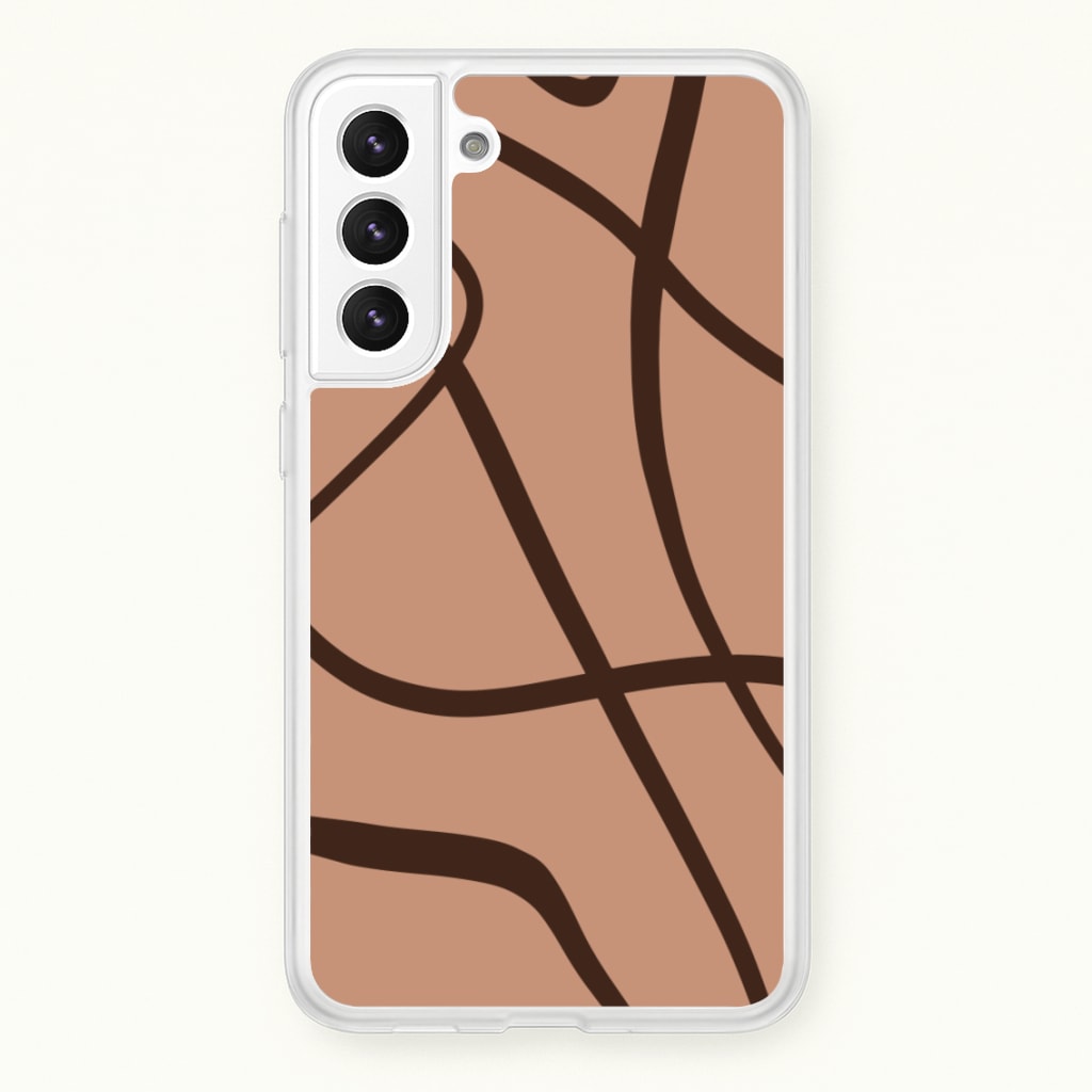 Lined Abstract Nude - Nudes Phone Case for Galaxy S21 Plus