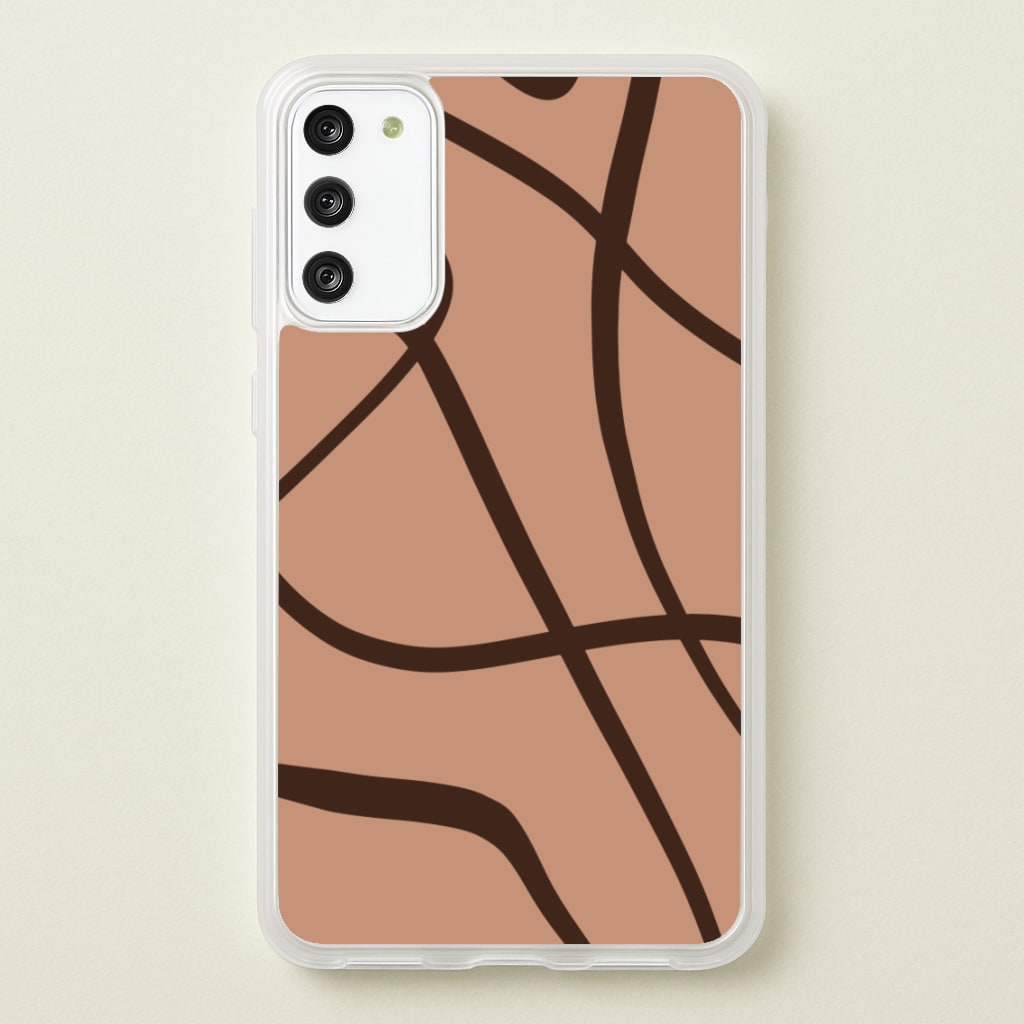 Lined Abstract Nude - Nudes Phone Case for Galaxy S20