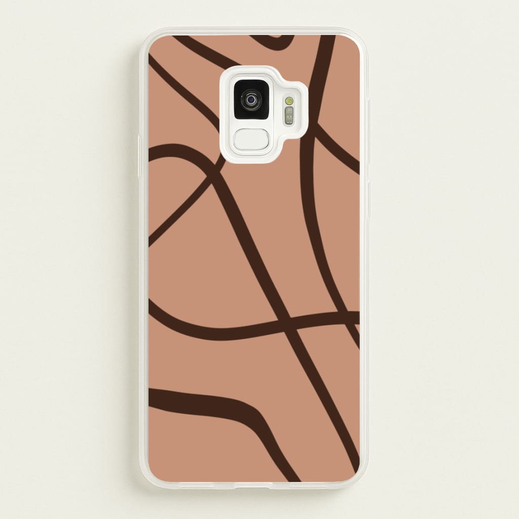 Lined Abstract Nude - Nudes Phone Case for Galaxy S9