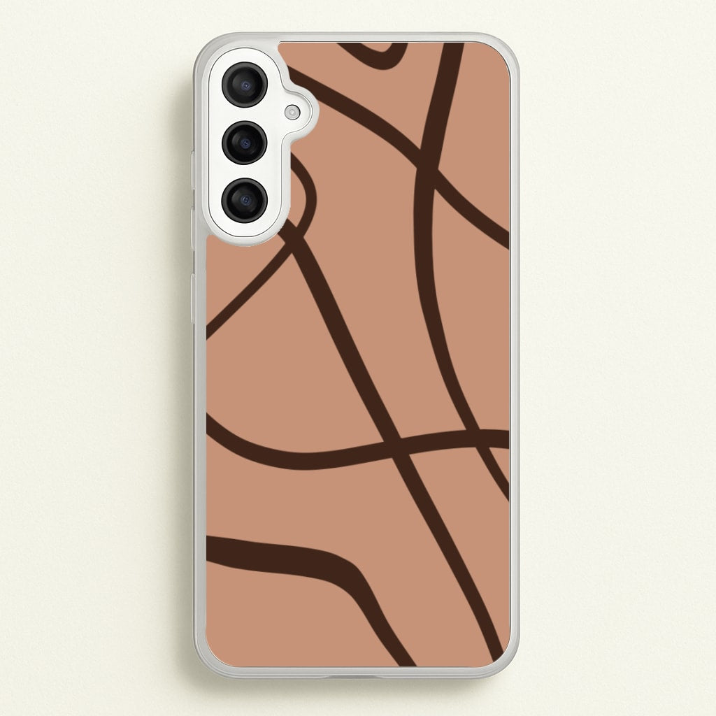 Lined Abstract Nude - Nudes Phone Case for Galaxy A36