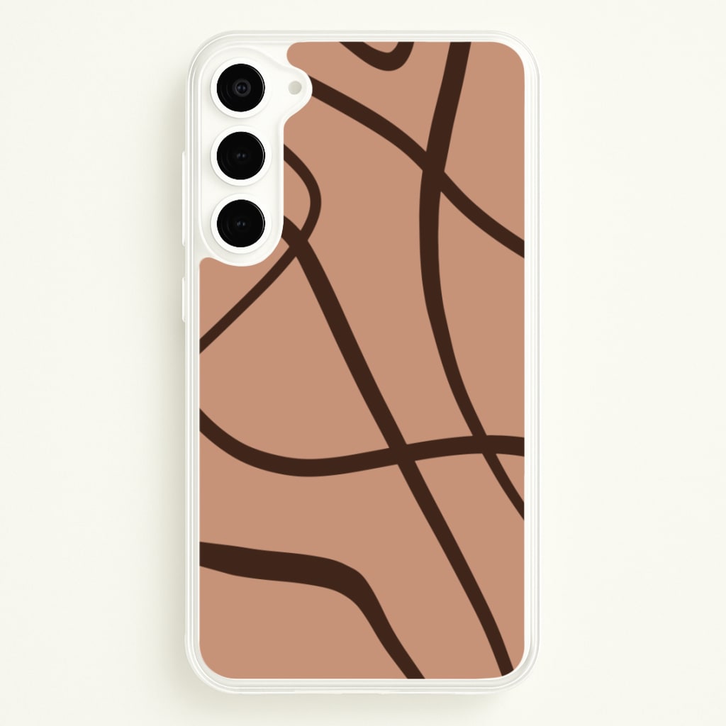 Lined Abstract Nude - Nudes Phone Case for Galaxy S23