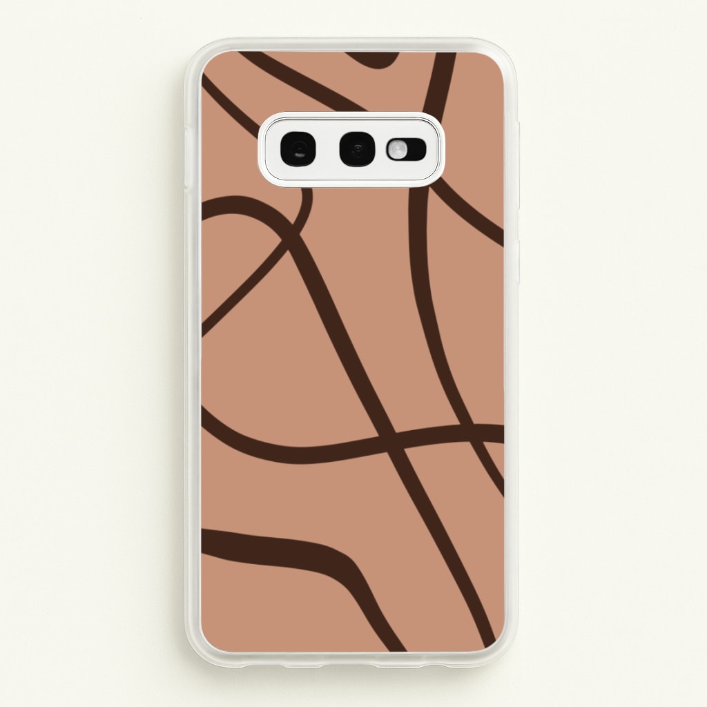 Lined Abstract Nude - Nudes Phone Case for Galaxy S10e
