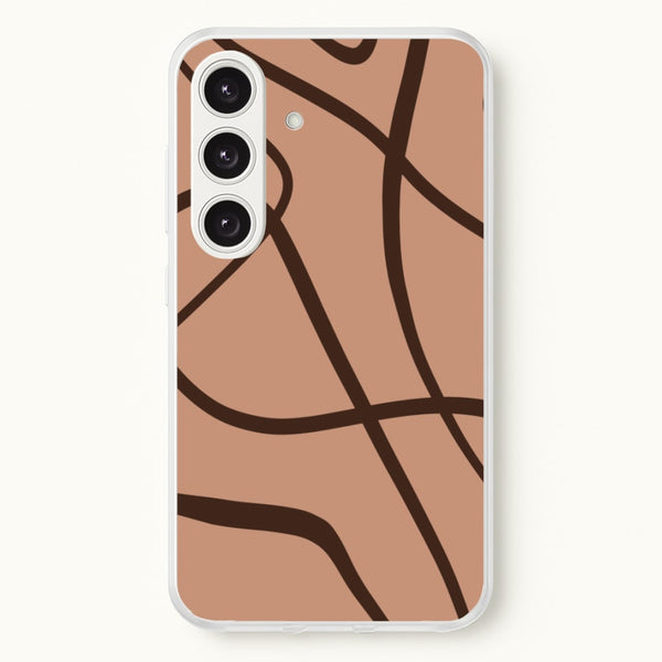 Lined Abstract Nude - Nudes Phone Case for Galaxy S24 Plus