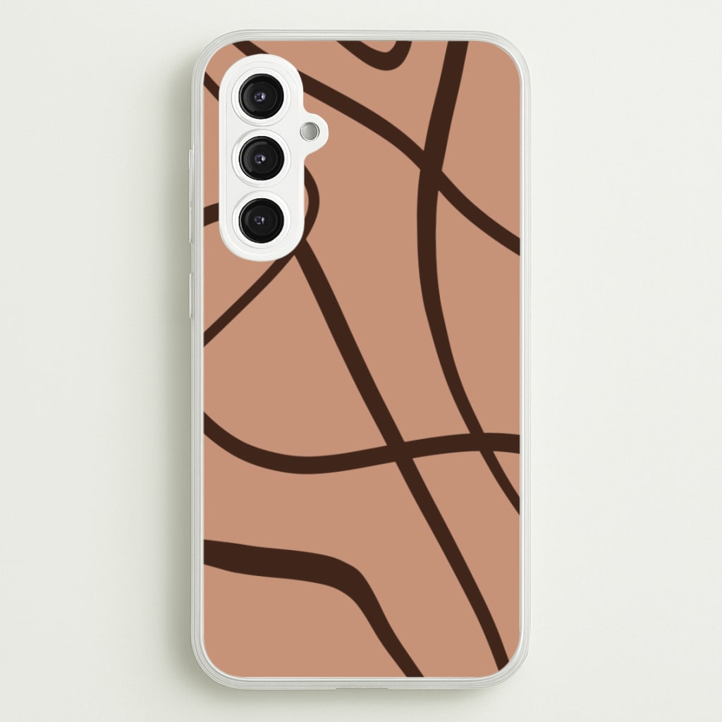 Lined Abstract Nude - Nudes Phone Case for Galaxy S23FE