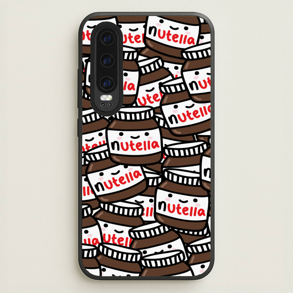 Cute Nutella Pattern - Phone Case for Huawei P30