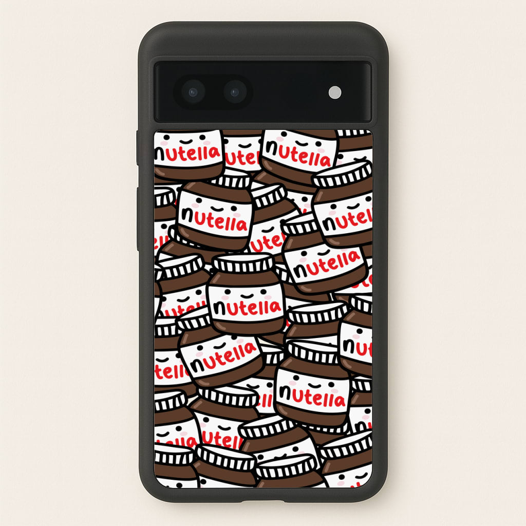 Cute Nutella Pattern - Phone Case for Google Pixel 7a