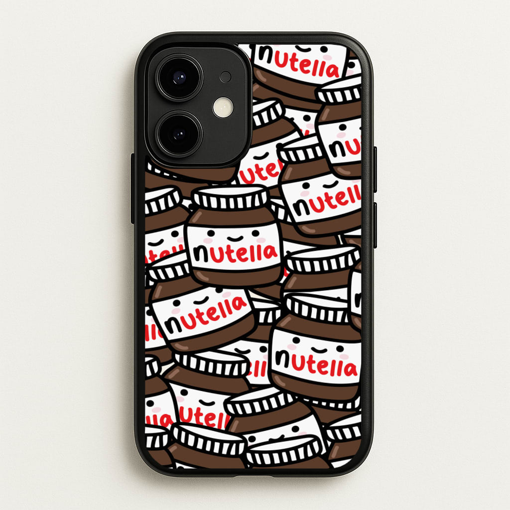 Cute Nutella Pattern - Phone Case for iPhone 12 / 12 Pro