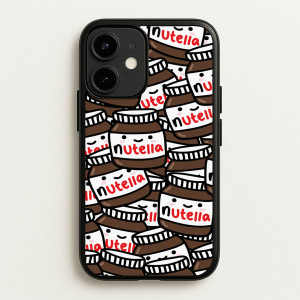 Cute Nutella Pattern - Phone Case for iPhone 12 / 12 Pro