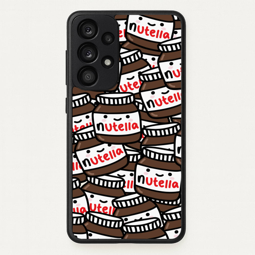 Cute Nutella Pattern - Phone Case for Galaxy A33
