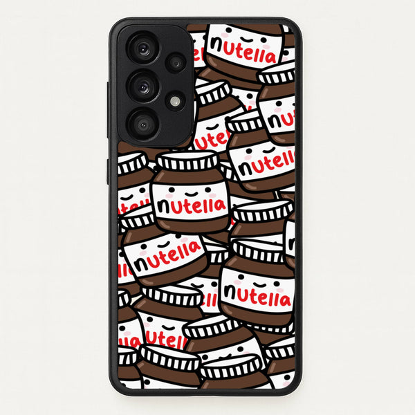 Cute Nutella Pattern - Phone Case for Galaxy A33