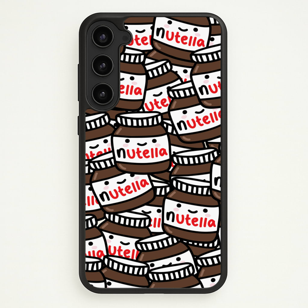 Cute Nutella Pattern - Phone Case for Galaxy S23 Plus