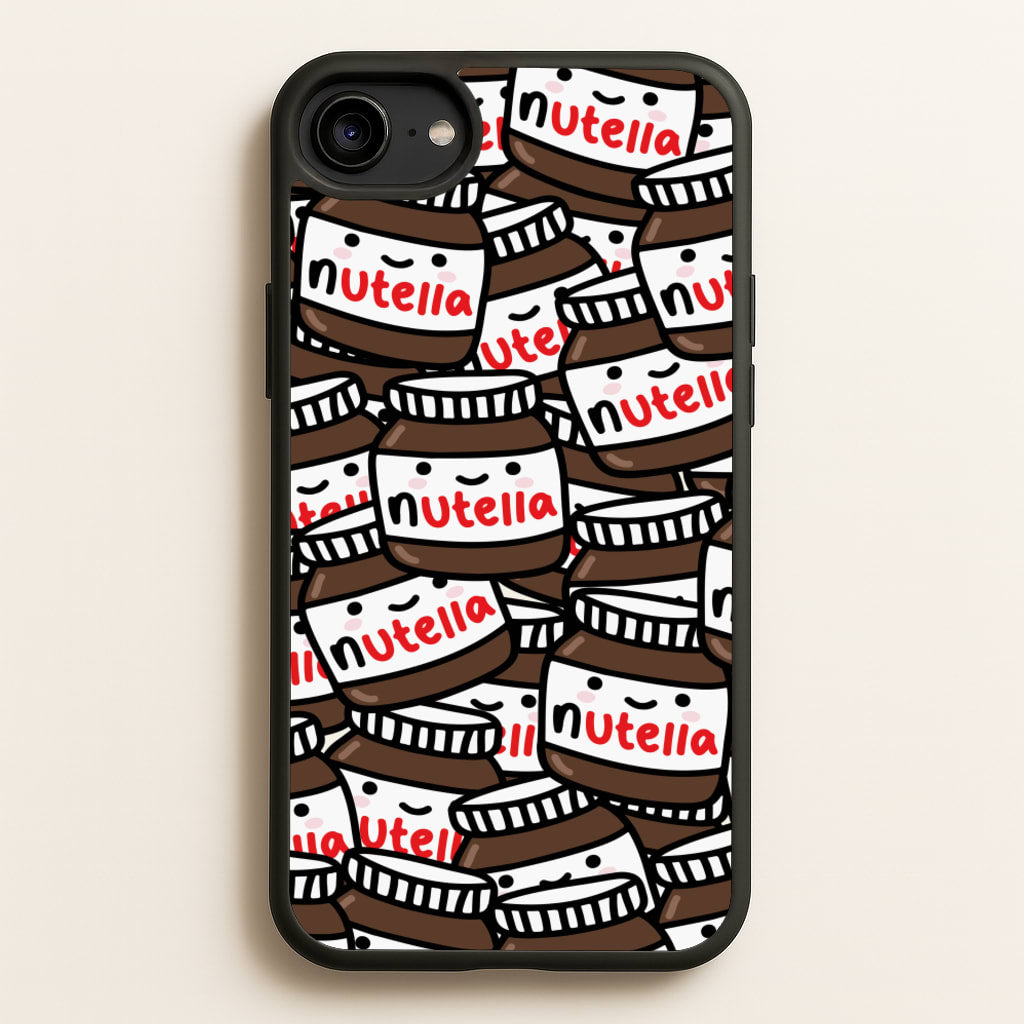 Cute Nutella Pattern - Phone Case for iPhone 6 / 7 / 8 / SE