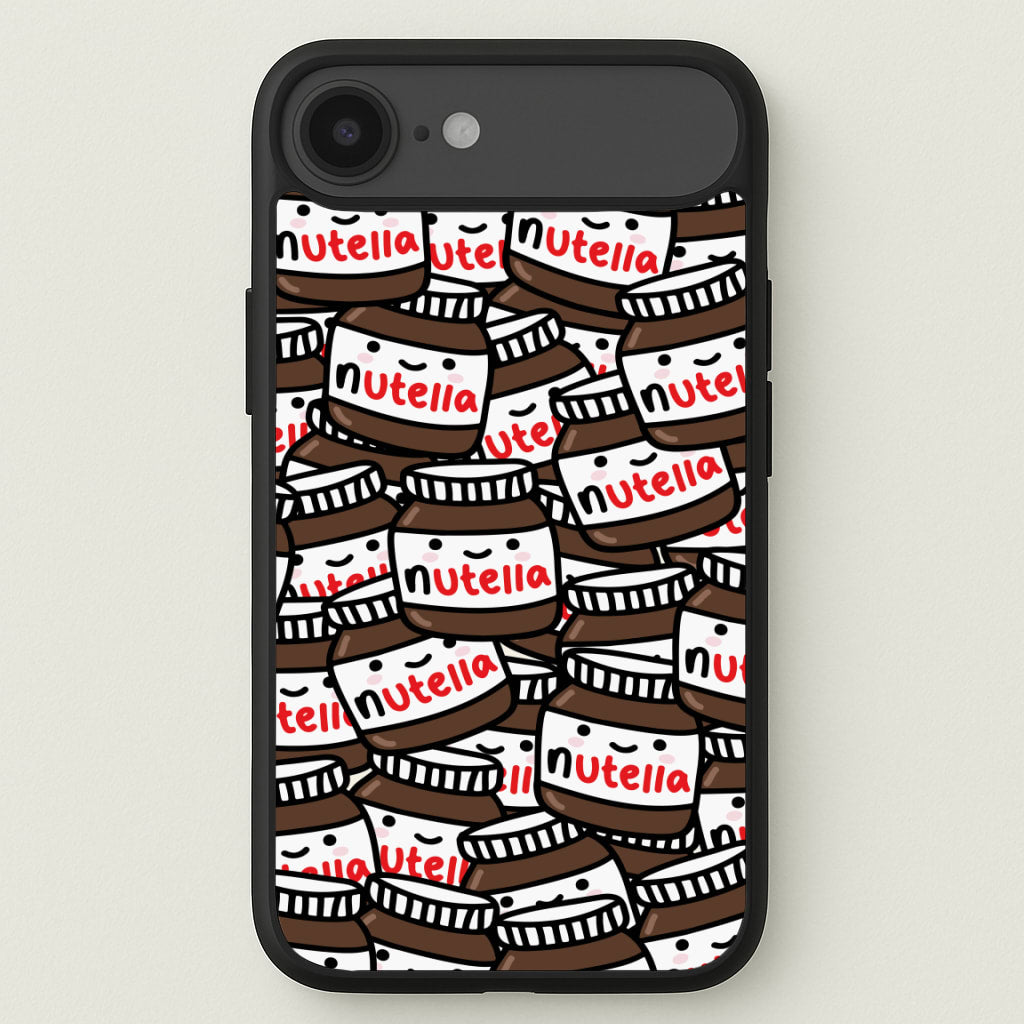 Cute Nutella Pattern Phone Case for iPhone 17 Air