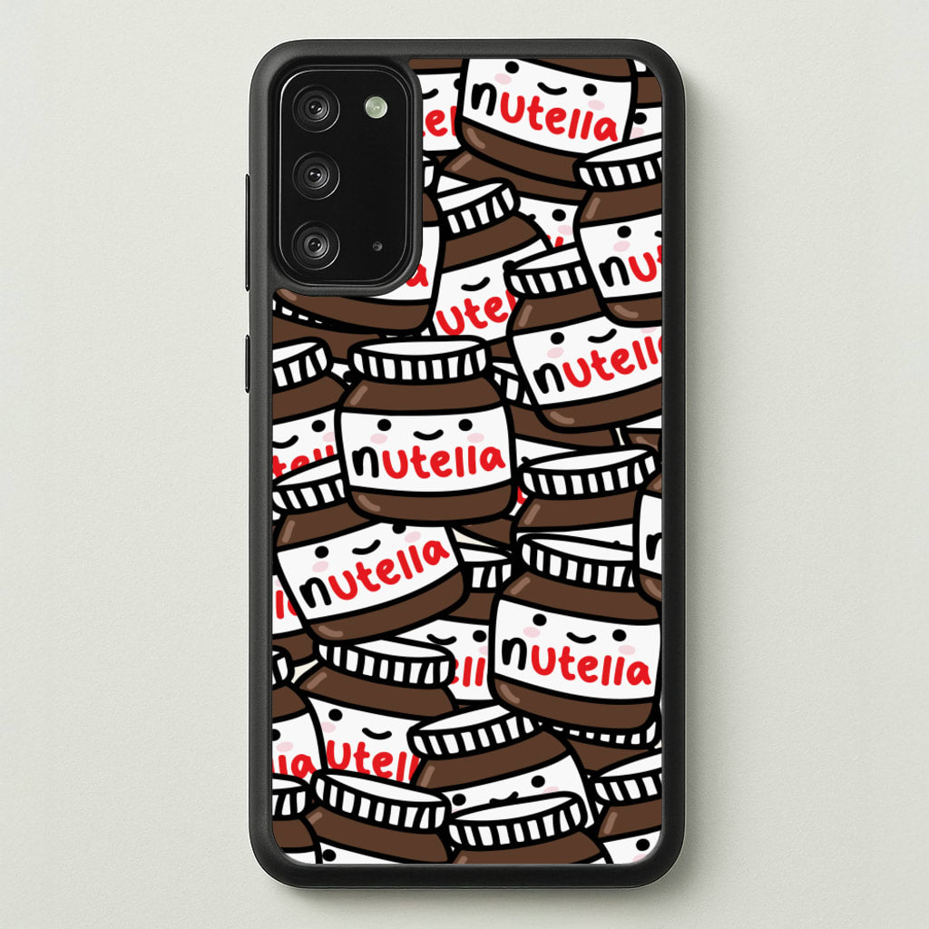 Cute Nutella Pattern - Phone Case for Galaxy Note 20