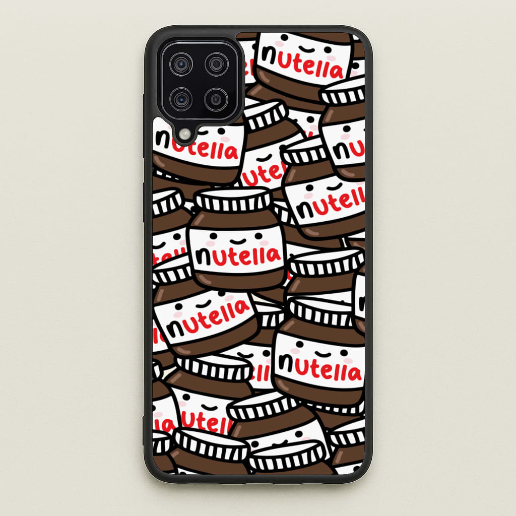 Cute Nutella Pattern - Phone Case for Galaxy A12