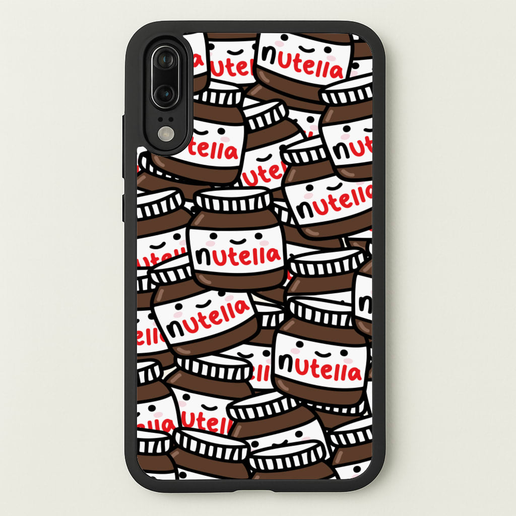 Cute Nutella Pattern - Phone Case for Huawei P20