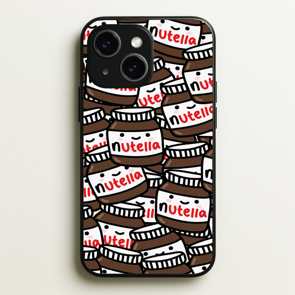 Cute Nutella Pattern - Phone Case for iPhone 14 Plus