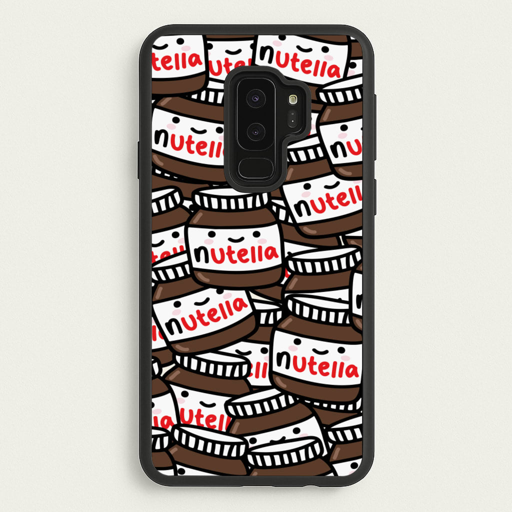 Cute Nutella Pattern - Phone Case for Galaxy S9 Plus