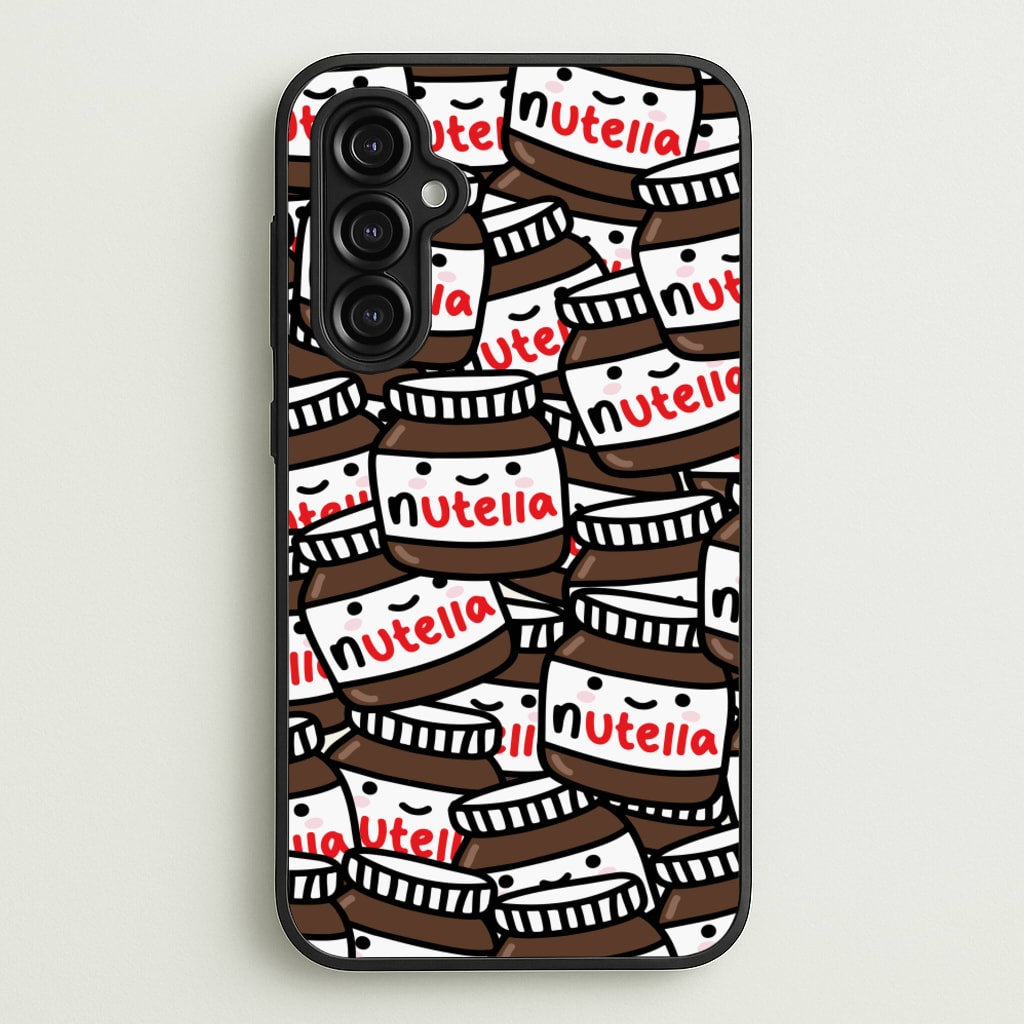 Cute Nutella Pattern - Phone Case for Galaxy A14