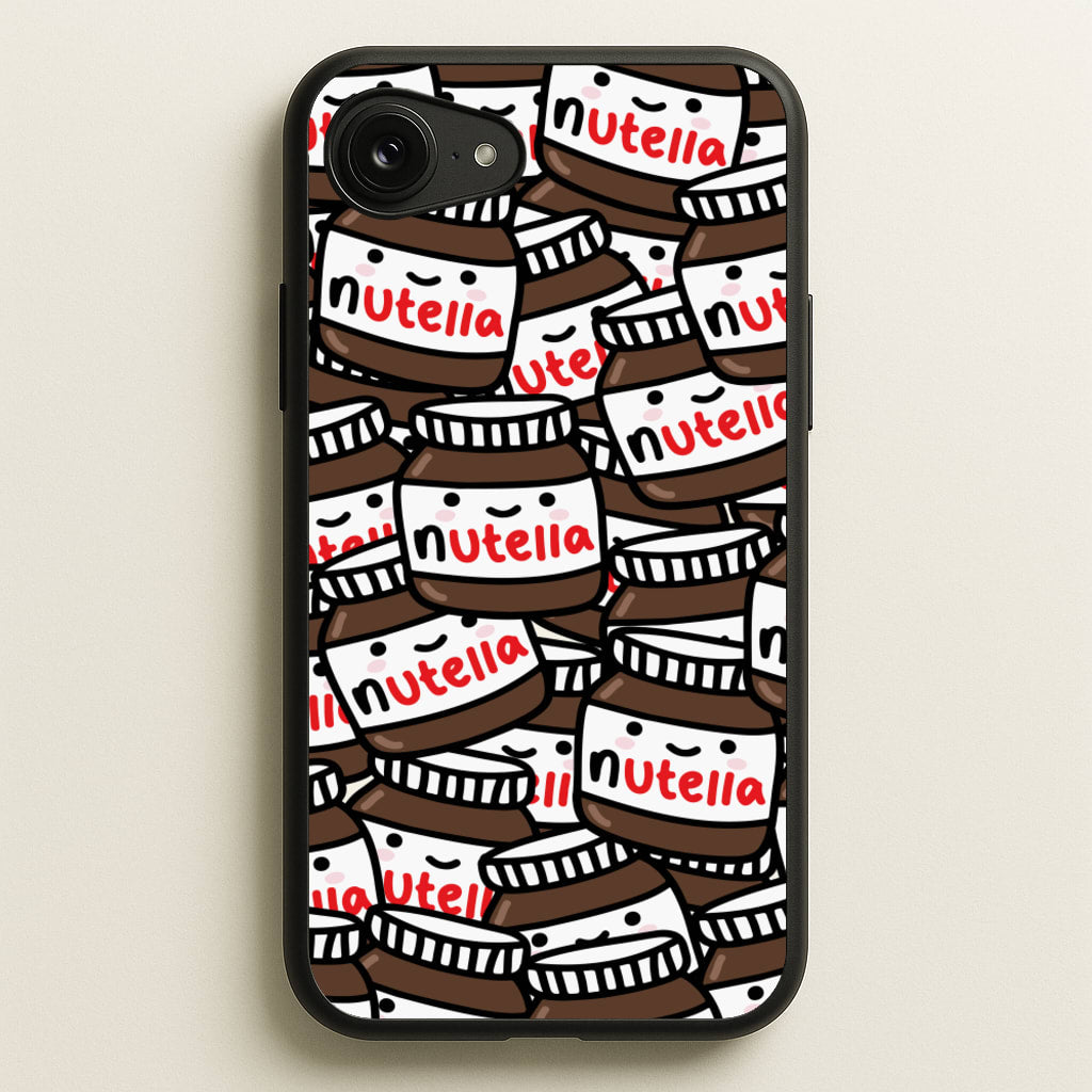 Cute Nutella Pattern - Phone Case for iPhone 16e