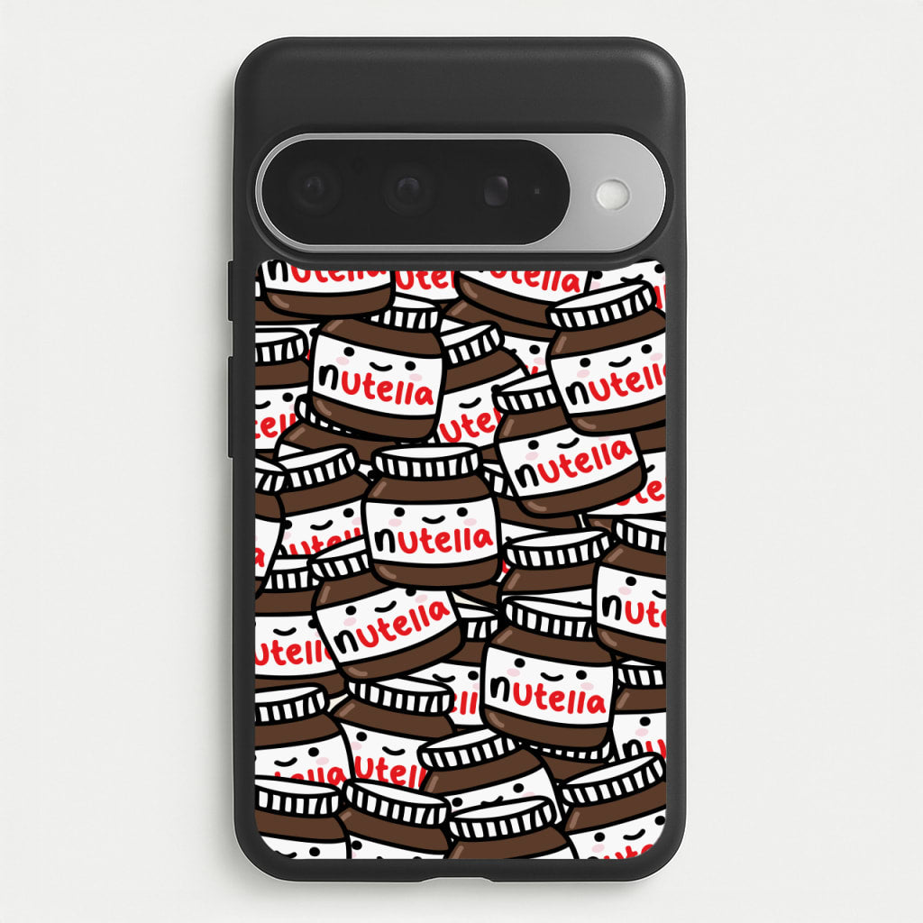 Cute Nutella Pattern Phone Case for Google Pixel 10 Pro XL