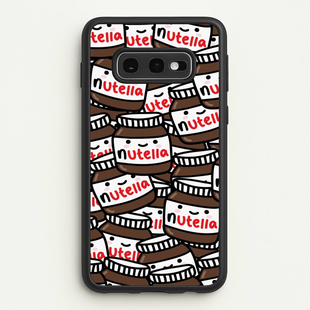 Cute Nutella Pattern - Phone Case for Galaxy S10e