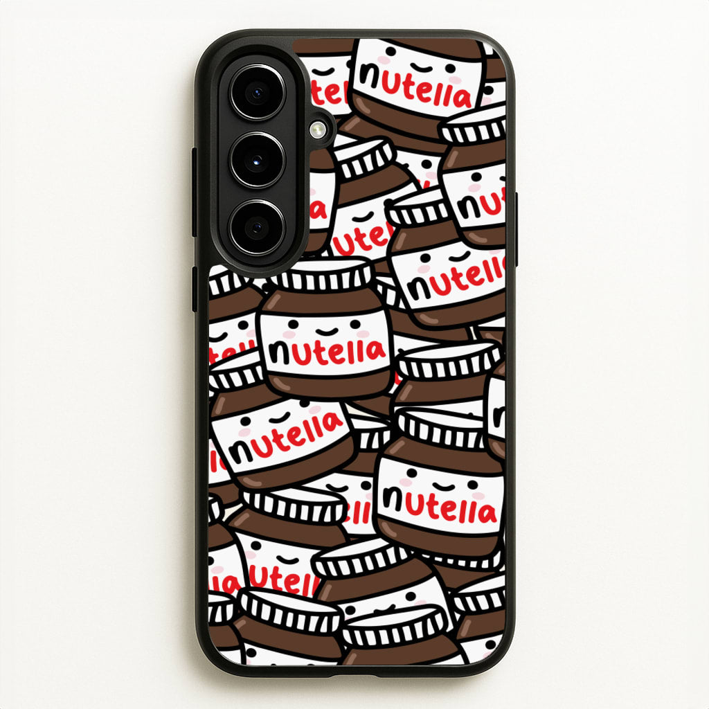 Cute Nutella Pattern - Phone Case for Galaxy A56