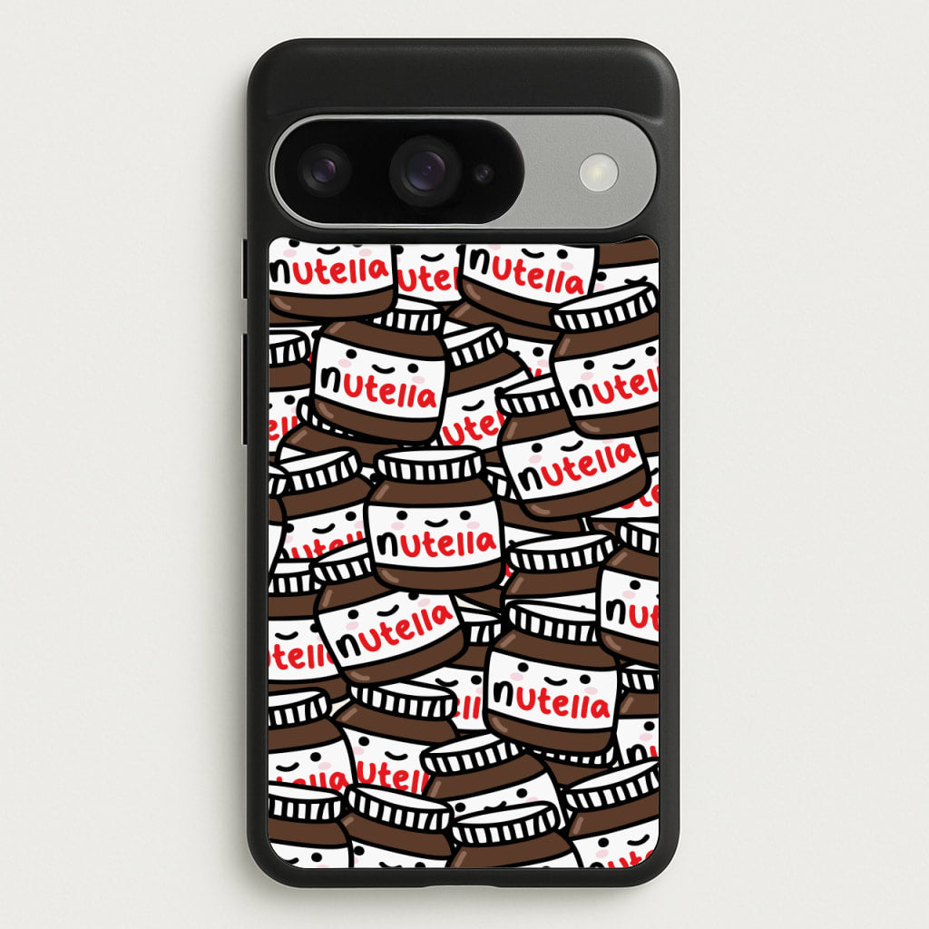 Cute Nutella Pattern Phone Case for Google Pixel 10 / 10 Pro