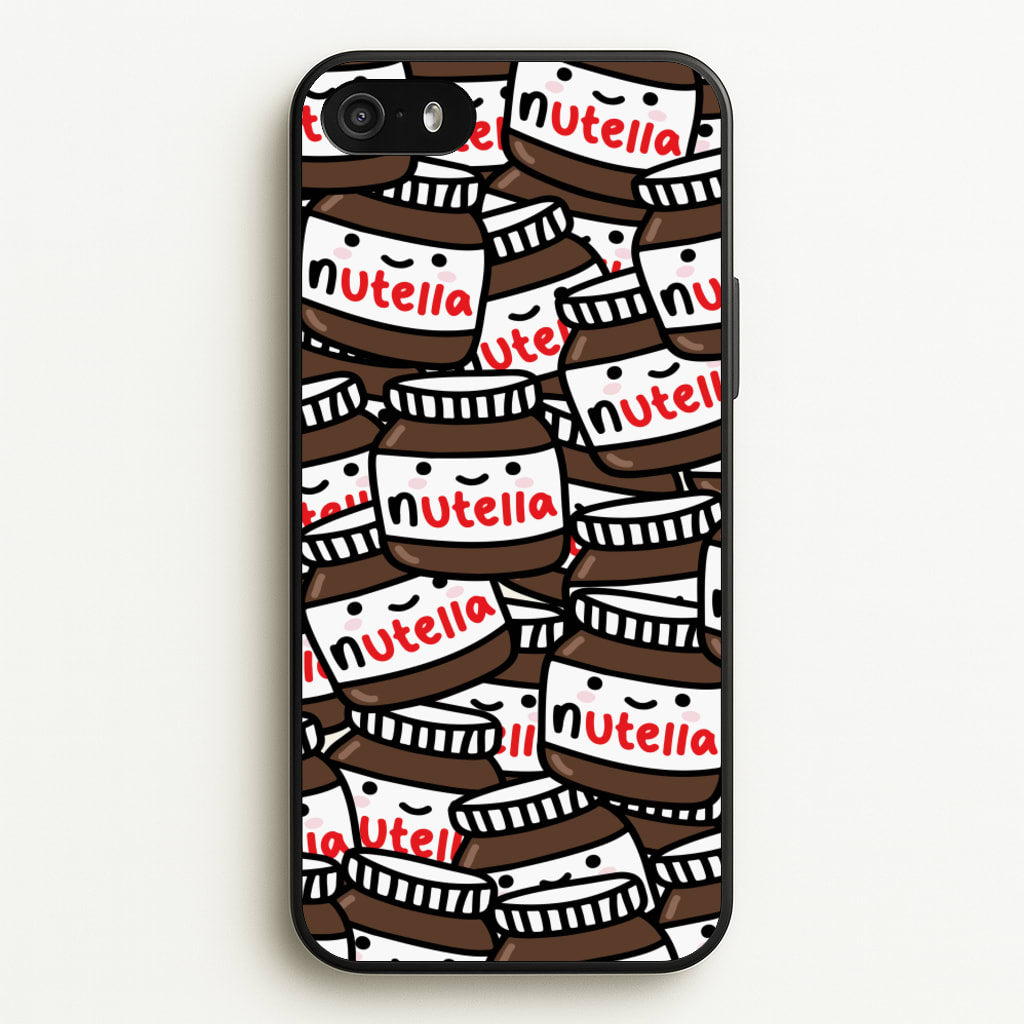 Cute Nutella Pattern - Phone Case for iPhone 5 / 5s / SE 2016