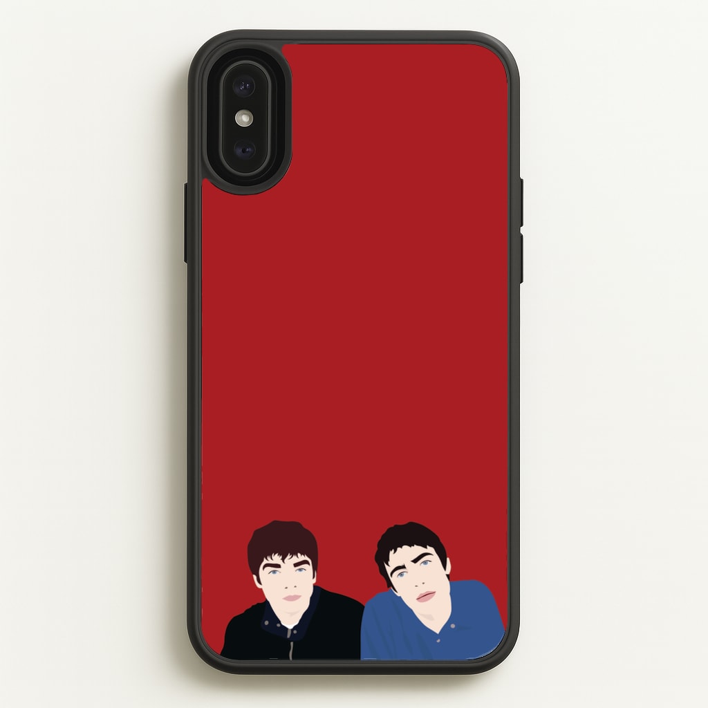 The Gallaghers - Oasis Phone Case for iPhone XS Max