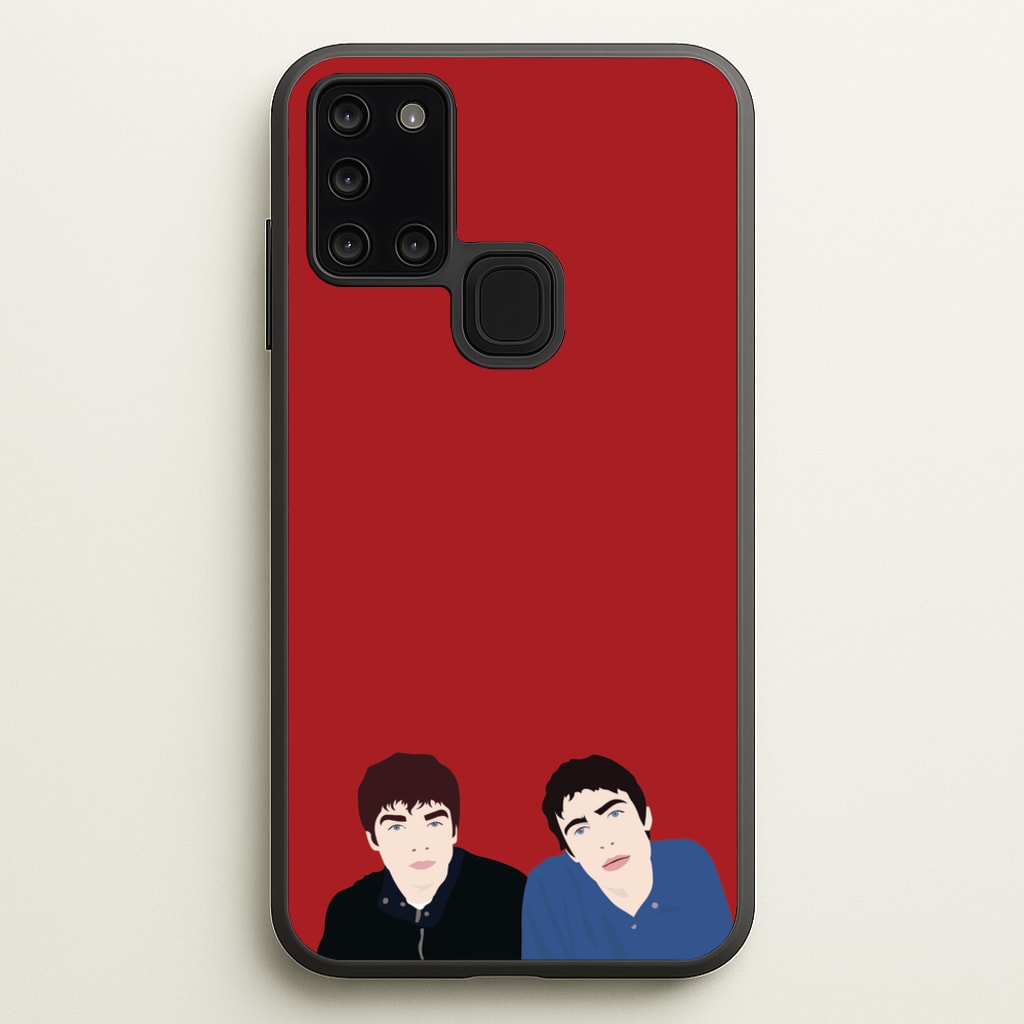 The Gallaghers - Oasis Phone Case for Galaxy A21s