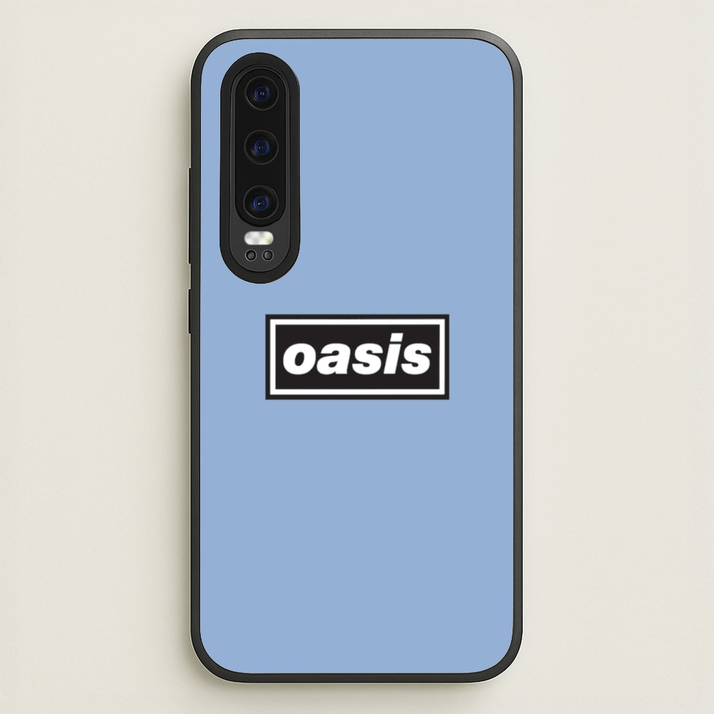 Band Name Blue - Oasis Phone Case for Huawei P30