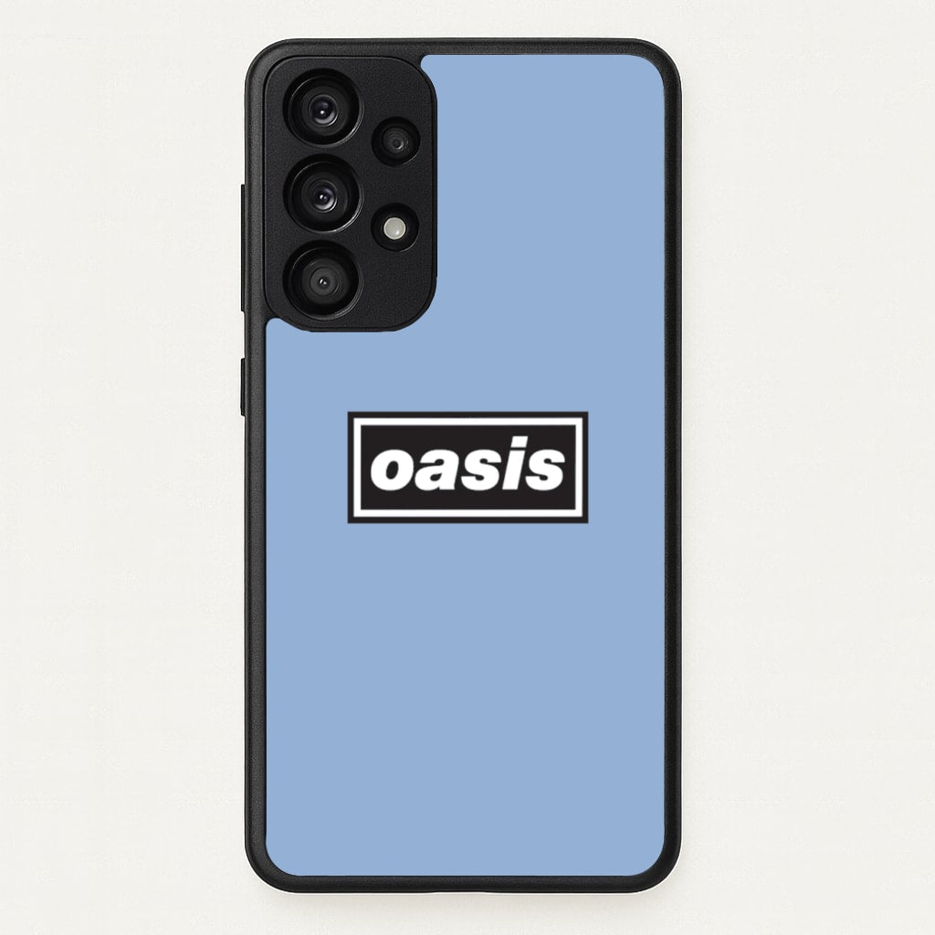 Band Name Blue - Oasis Phone Case for Galaxy A33