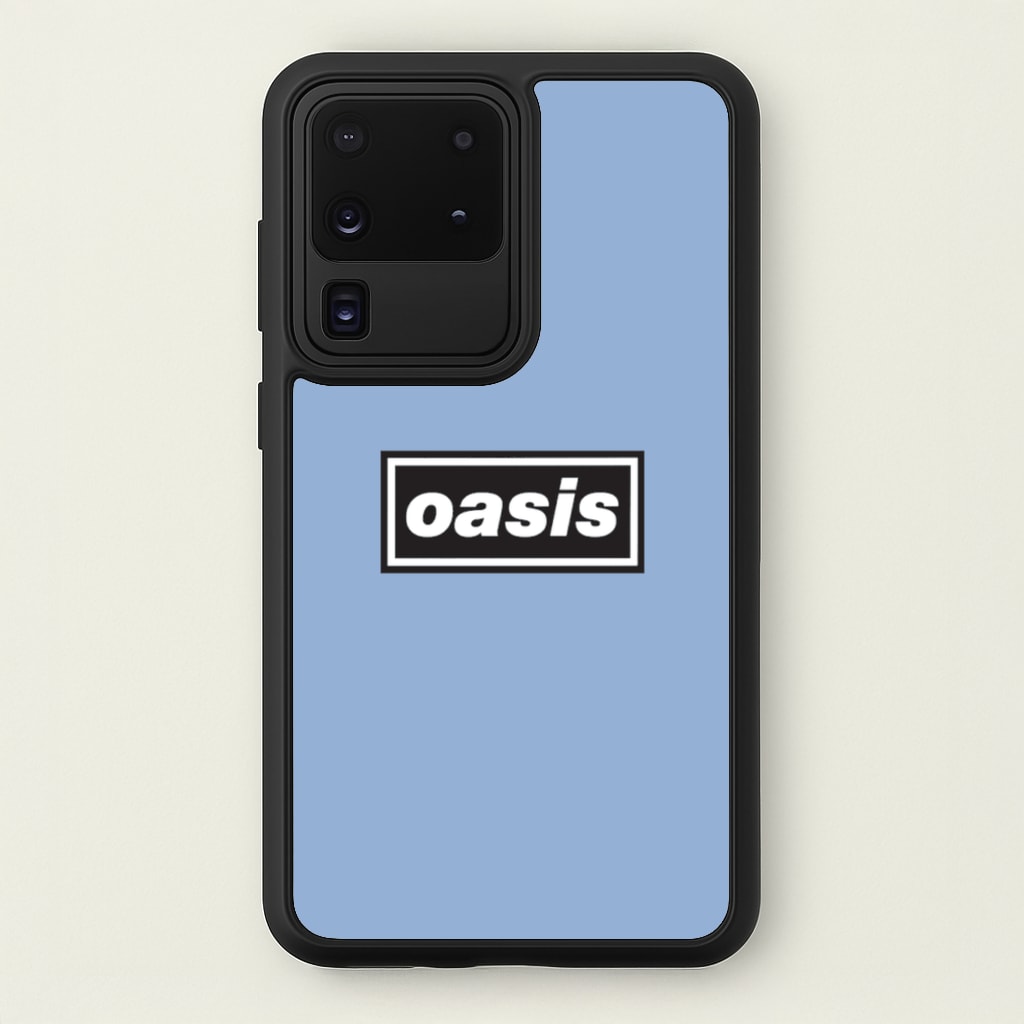 Band Name Blue - Oasis Phone Case for Galaxy S20 Ultra