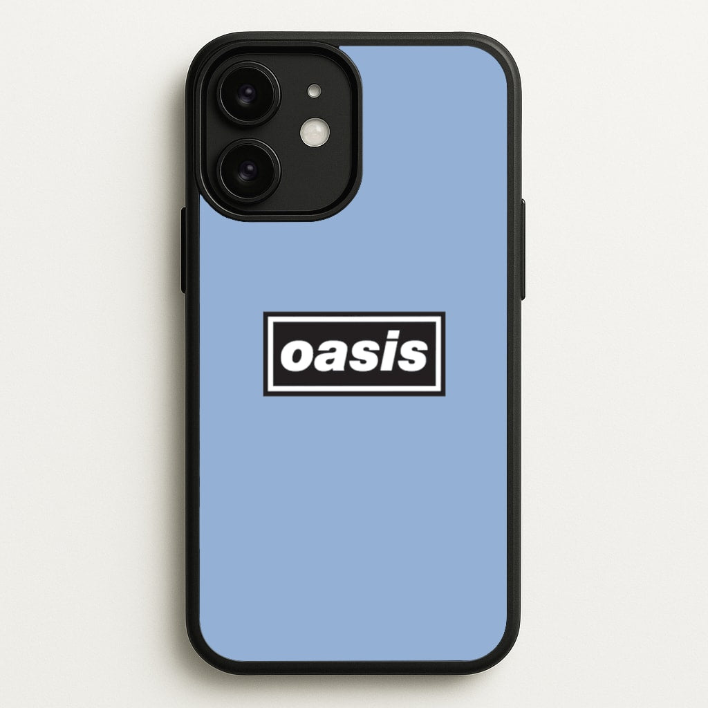 Band Name Blue - Oasis Phone Case for iPhone 11