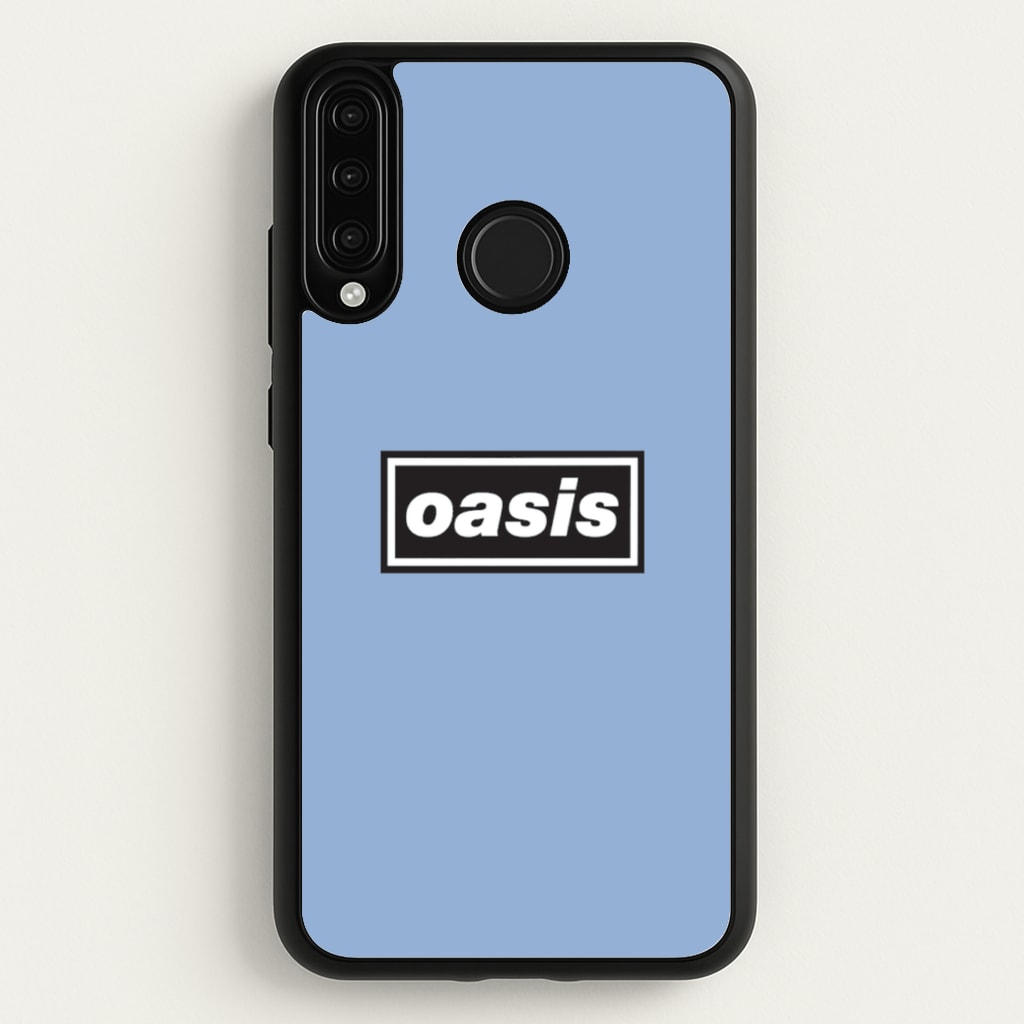 Band Name Blue - Oasis Phone Case for Huawei P30 Lite