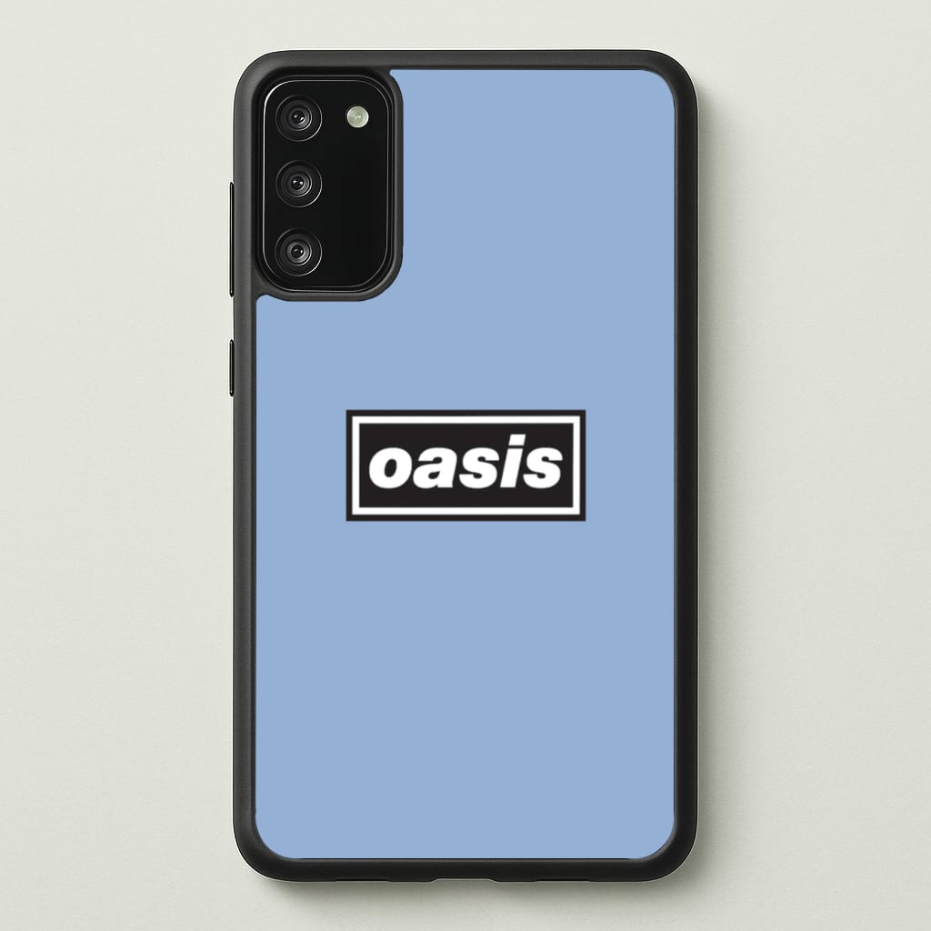 Band Name Blue - Oasis Phone Case for Galaxy S20FE