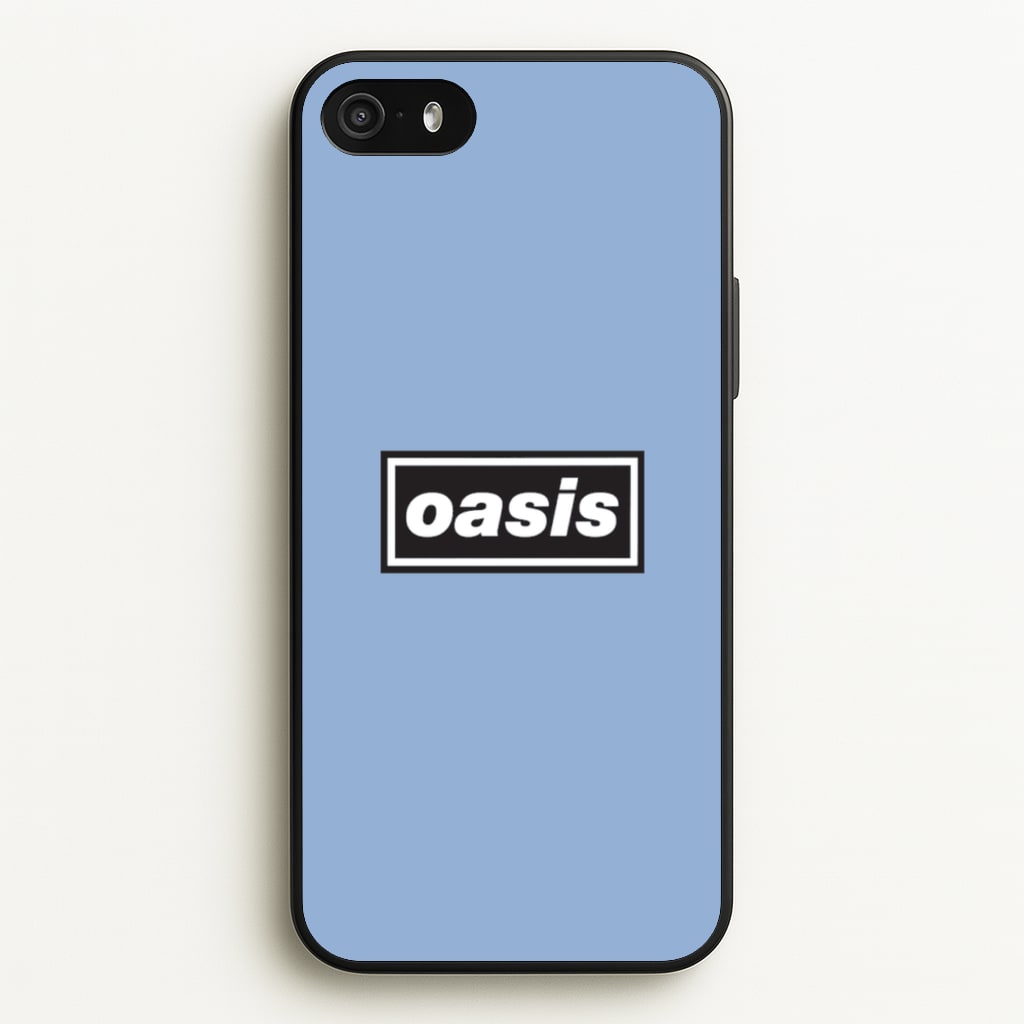 Band Name Blue - Oasis Phone Case for iPhone 5 / 5s / SE 2016