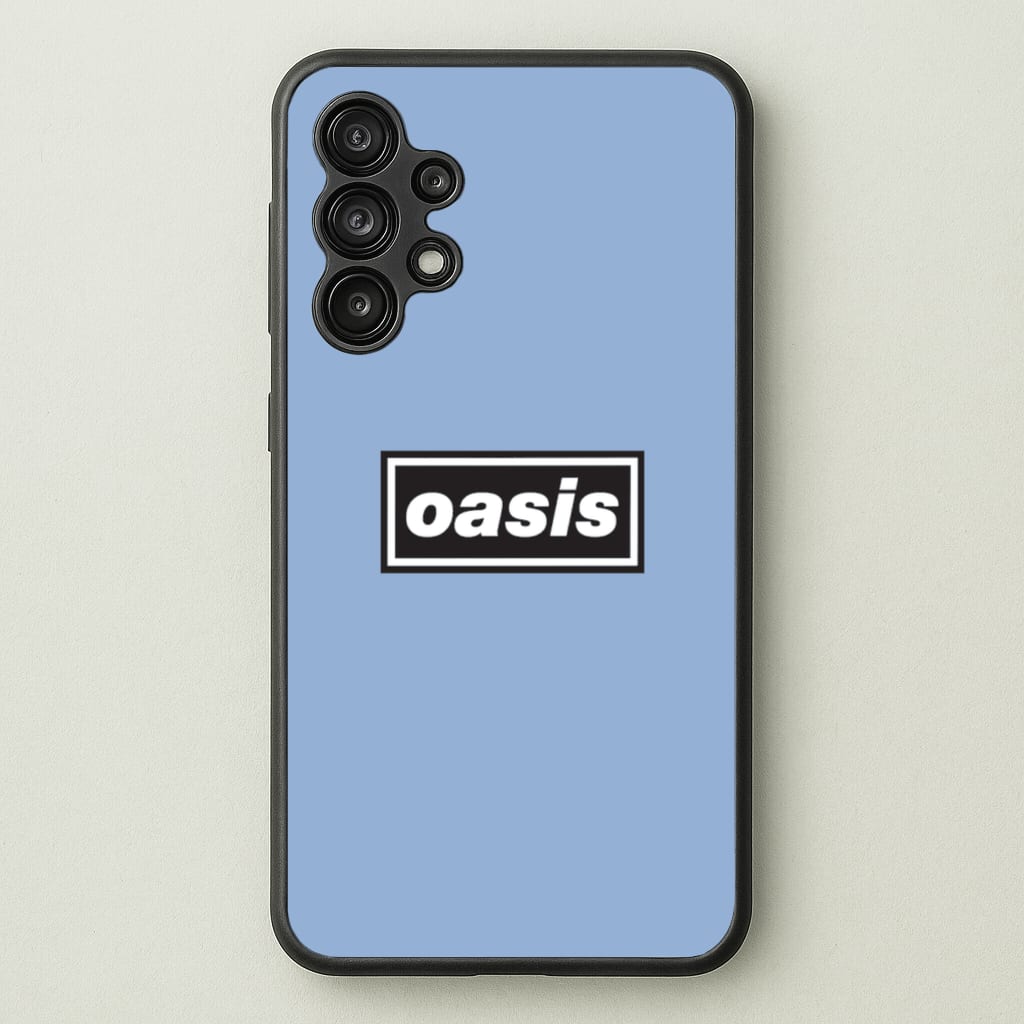 Band Name Blue - Oasis Phone Case for Galaxy A13