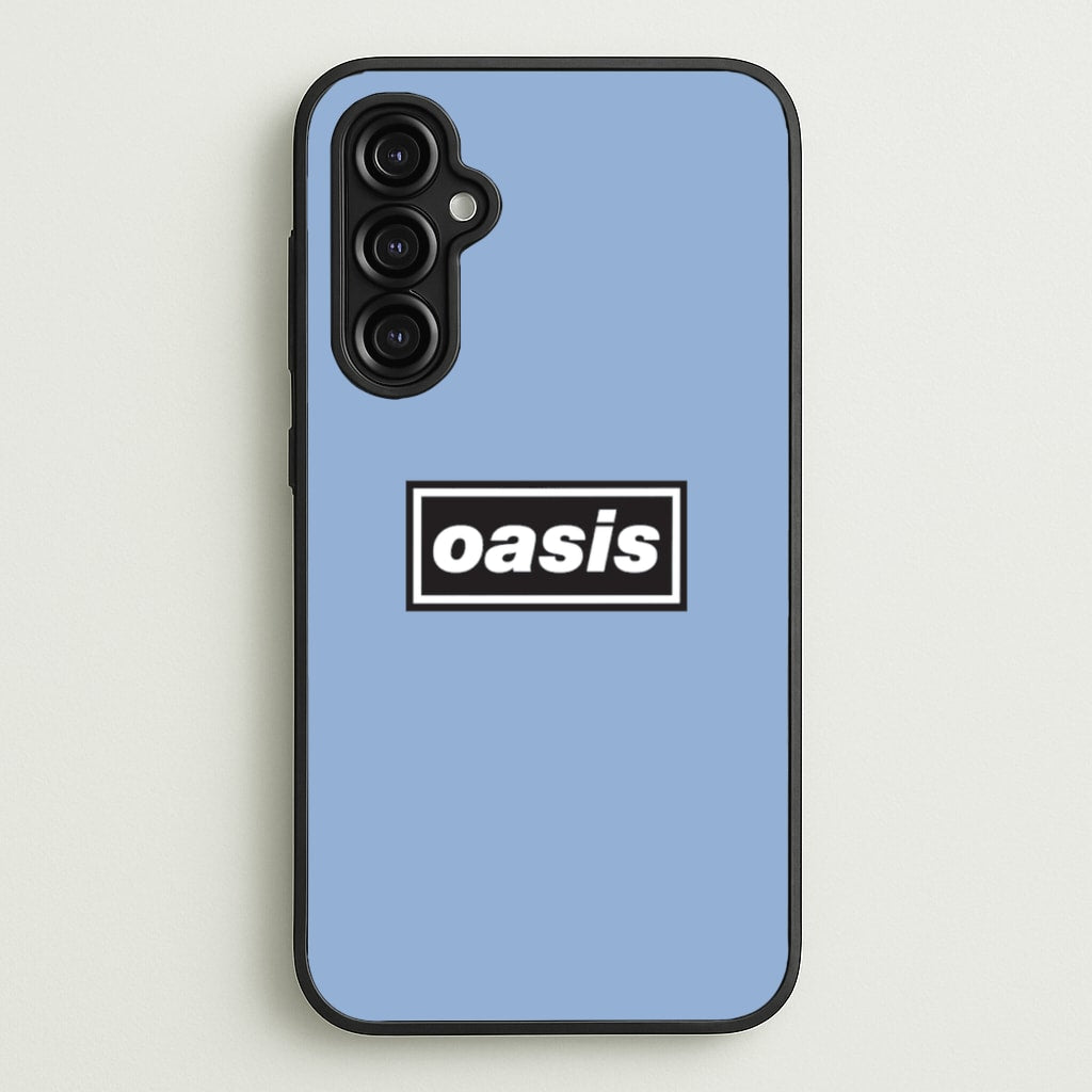 Band Name Blue - Oasis Phone Case for Galaxy A14