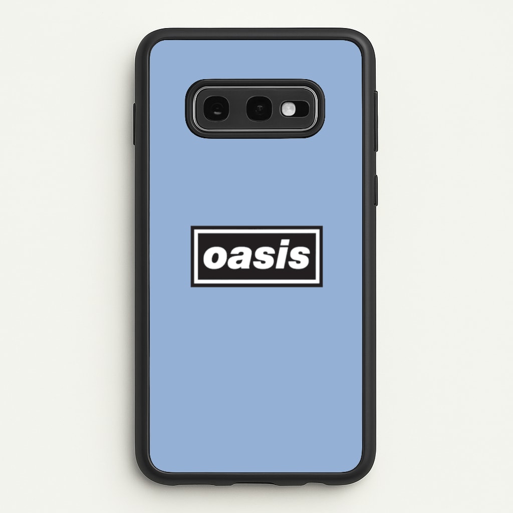 Band Name Blue - Oasis Phone Case for Galaxy S10e