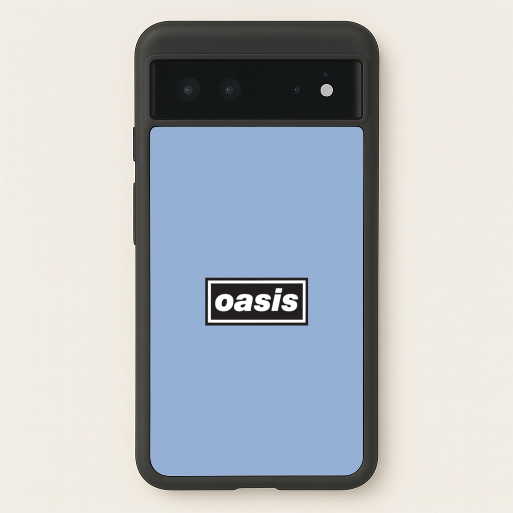 Band Name Blue - Oasis Phone Case for Google Pixel 6