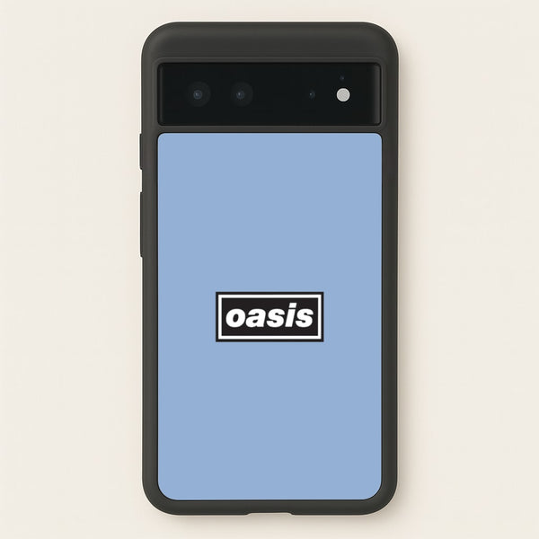 Band Name Blue - Oasis Phone Case for Google Pixel 6